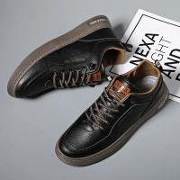Zapatos Casuales Para Hombre De Color Sólido Y Moda Portátiles Cómodos Planos Antideslizantes Y Resistentes Al Desgaste Deporte Con Suela De Cuero Viscosa Talla Verdadera - details 19