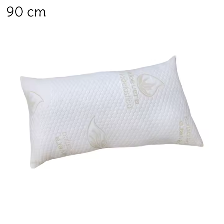 Samborella almohada viscoelástica lavable, indeformable, transpirable, anti ácaros, firmeza alta. copos de visco y aloe vera - 1