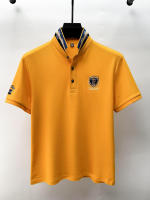 Camisa Polo Para Hombre De Lujo Ligera Con Bordado Exquisito Transpirable Y Cómoda De Verano Cuello Redondo Manga Corta Estilo Casual - details 14
