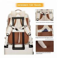 Mochila de viaje para avión para hombre y mujer, bolsa para ordenador portátil, equipaje de gran capacidad, mochilas multifuncionales expandibles para avión de negocios - details 19