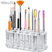 Organizador De Pinceles Para Uñas De Acrílico Con 26 Agujeros Kit De Arte De Uñas Estantería De Exhibición Para Maquillaje Y Cosméticos Soporte De Mueble - details 0