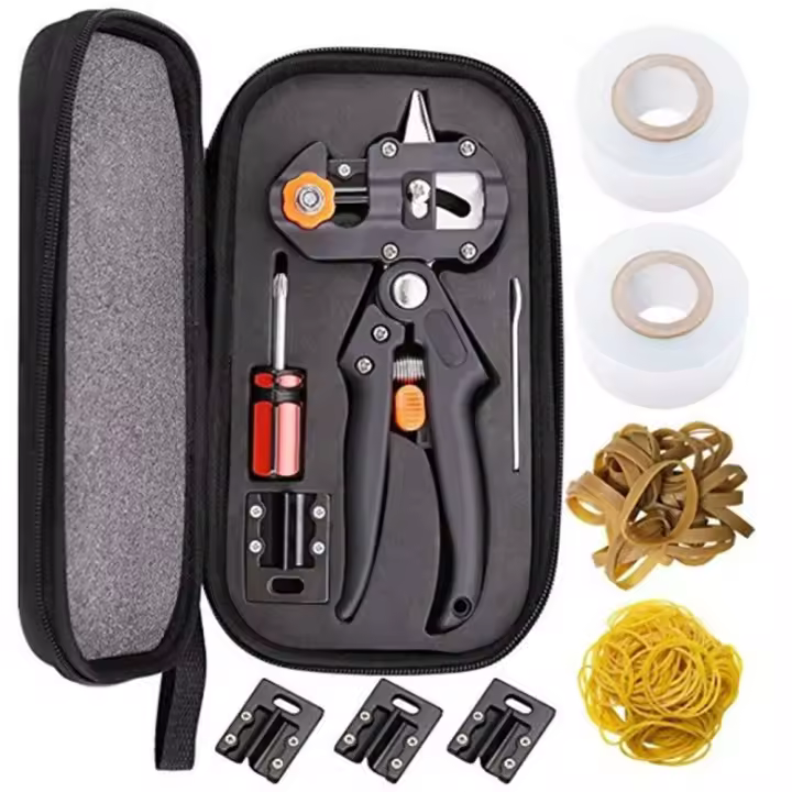 Kit de herramientas de injerto de jardín, juego de herramientas de injerto de jardín doméstico, tijeras de podar profesionales - 1