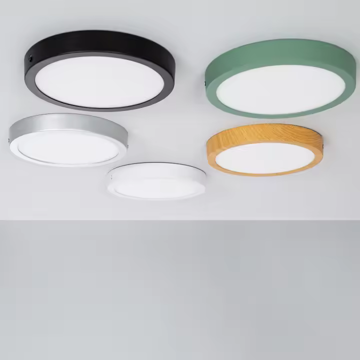 Plafón LED 18W Circular Aluminio Ø210 mm Slim CCT Seleccionable Galán SwitchDimm - 1
