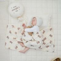 SPEIRA Manta de Gasa de Oso para Bebe, Manta de Diseños animados para niños, Manta para dormir la siesta - details 4