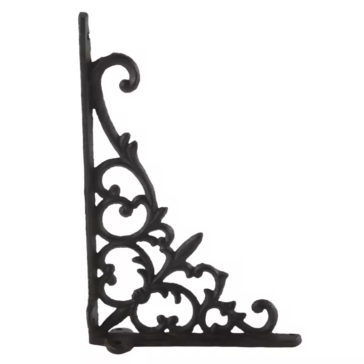Colgador de plantas de hierro fundido, gancho de cesta de flores para interior y exterior, alimentador de aves, macetas de linterna, campanas de viento - 1