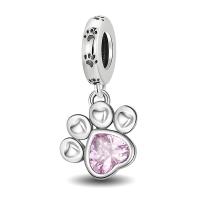 Encantos De Plata De Ley 925 Serie De Mascotas Gato Perro Lechuza Hongos Para Creación De Pulseras Joyas De Moda De Alta Calidad Regalo - details 2