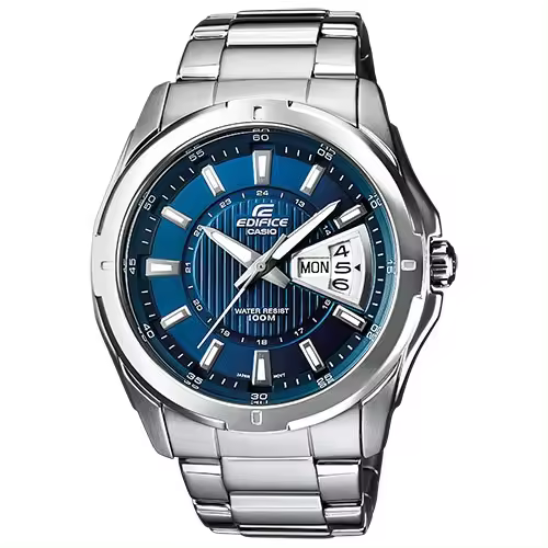 reloj hombre Casio Edifice EF-129D-2A 44.8mm 100m WR correa de acero - 1