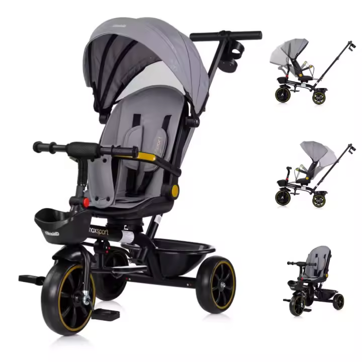 Chipolino Triciclo con Capota y Mango Parental MAX SPORT - 1