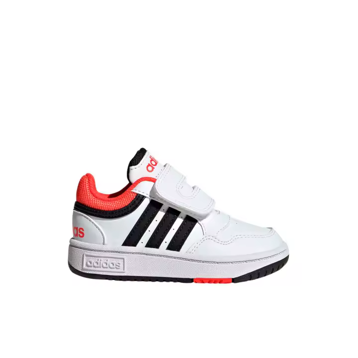 ZAPATILLAS SIN CORDONES BEBE ADIDAS HOOPS 3.0 BLANCAS-27 EUR - 1