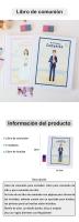 1 unidad de libro de comunión para niña, Libro de firmas de Mi Primera Comunión playa, Detalles para invitados de comunión, Regalos originales para niños, Libros de firmas niña, Regalantes.com - details 0