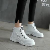 Botas De Nieve Para Mujer Botines De Piel Sintética Cálidos Y Confortables Zapatos Casuales Con Plataforma Talla Grande 45 - details 8