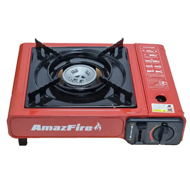 AMAZFIRE 2.0 Camping Gas Doble Uso Portátil Ligero con Conector para Botella de Gas - 1