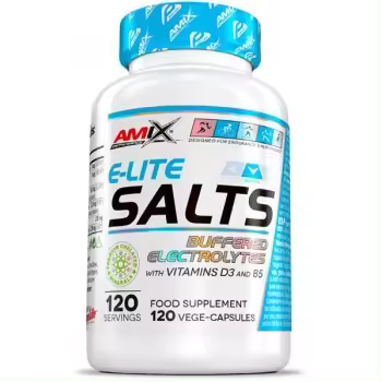 Amix Performance Amix E-Lite Salts 120 cápsulas Raíz Nutrición Deportiva Barritas / Geles Inicio Deportes de Fondo / Endurance Suplementos hidratación Sales minerales - 1
