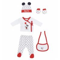 Conjunto primera puesta Mickey y Minnie Disney Interbaby - 100% algodón, talla 0-3 meses - details 0