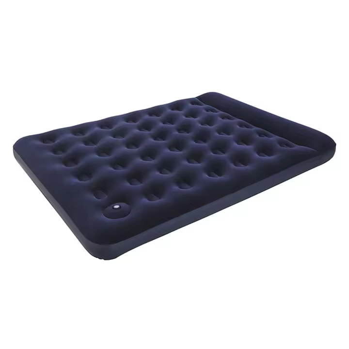 Bestway Colchon Doble con Hinchador de Pie 203x152x28 cm Hinchable y Camping 67226 - 1