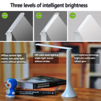 Lámpara De Mesa Portátil LED USB Recargable Plegable Para Lectura Sala De Estar Oficina Computadora Estudio Luz Táctil Para Dormitorio Lado Del Cama - details 8