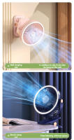 Ventilador De Mano Con Luz De Noche Para Dormitorio Estudiante Y Escritorio De Oficina Clip-on USB Recargable Pequeño Ventilador De Techo - details 6