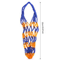 Bolsa De Baloncesto De Malla Con Bolsillo Y Reforzamiento Grueso Largo Portátil Multifuncional Para Almacenamiento - details 2