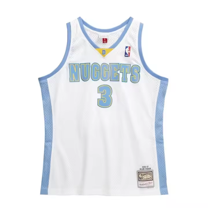 CAMISETA ALLEN IVERSON - DENVER NUGGETS 2006-07 SWINGMAN BLANCA - 1