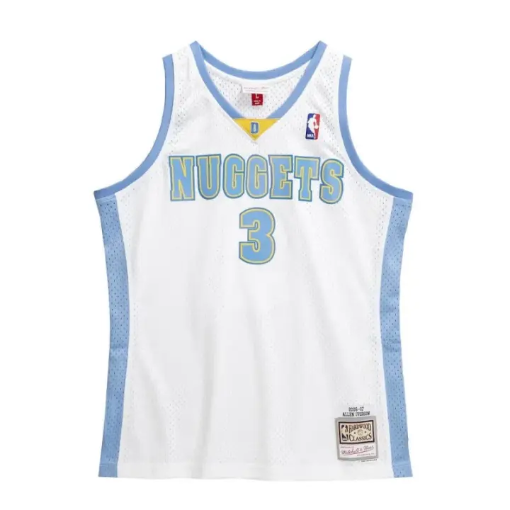 CAMISETA ALLEN IVERSON - DENVER NUGGETS 2006-07 SWINGMAN BLANCA - 1