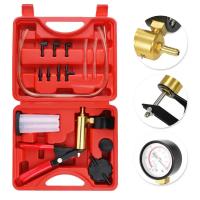 Kit De Bomba De Vacío Para Sanguinario Manual 2 En 1 Herramienta De Prueba De Fluidos Automotrices Con Gáuge Y Adaptadores Para Coche Y Camión - details 2