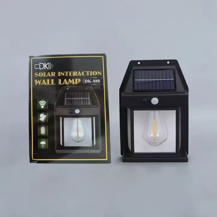 Lámpara De Pared Solar Potente Con Sensor De Movimiento LED 3 Modos De Iluminación Para Jardín Porche Calle Camino Farol Solar - 1