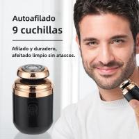 Afeitadora Eléctrica Portátil Para Viajes 2 En 1 Mini Afeitadora De Nariz Y Barba Recargable Para Hombres Cuchilla De Malla Con Dispositivo De Afeitar De Pelo - details 5