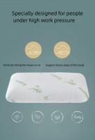 Almohada De Adulto Para Un Solo Usuaria Almohada De Memoria De Bambú Con Rebound Lento Diseño Invisible De Cremallera Relleno De Espuma De Algodón Espacioso Para Protección - details 1