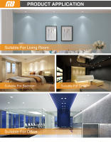 Spotlights LED Ajustables De Ángulo Luz De Techo 7W 12W 20W 220V Luz Decorativa Para Interior Decoración De Hogar Dormitorio Y Sala De Estar - details 9