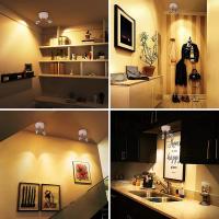 2Pack Spotlights LED Inalámbricos Rotativos Luz De Acento Piloto Potenciado Lámpara De Pared Para Armario Interior Y Pared - details 8
