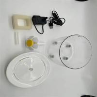 Fregadero De Agua Para Gatos Con Circulación Automática Y Suministro De Energía USB Translúcido Para Hidratación Fresca - details 12