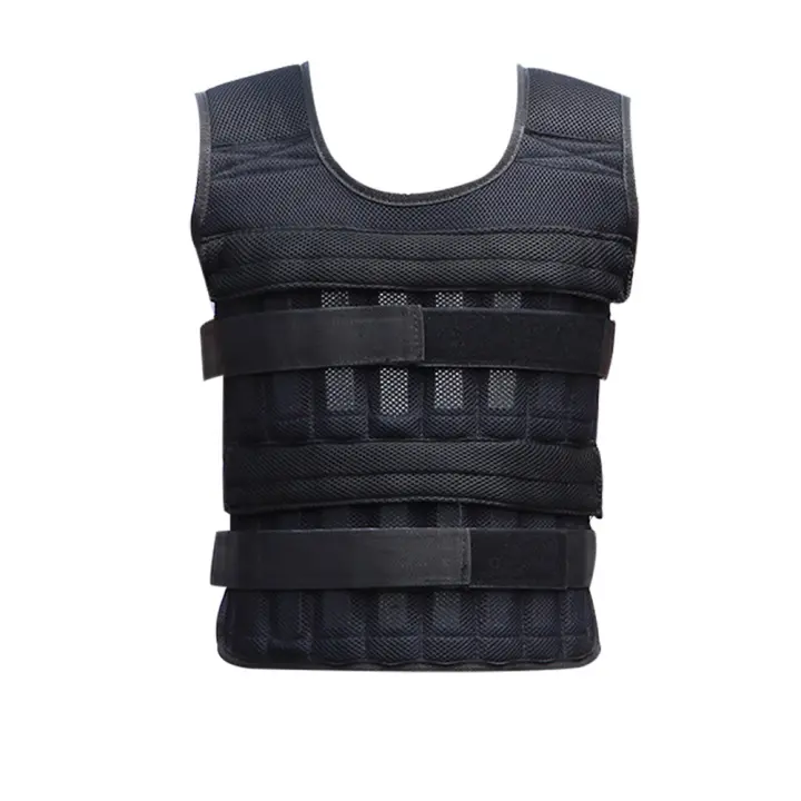 Chaleco De Entrenamiento Con Peso Ajustable 20KG Para Resistencia Y Endurecimiento Ideal Para Correr Y Ejercicios De Cintura Y Abdomen Sin Placa De Acero Incluida - 1