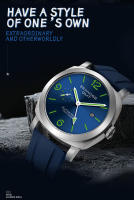 Reloj De Pulsera Automático SEAKOSS GMT Para Hombres Resistente Al Agua 10Bar Movimiento Seagull ST2557 De Acero Inoxidable 316L Luminoso Calendario Esportivo - details 1