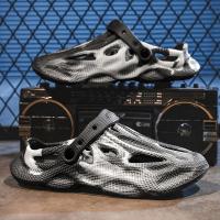 Sandalias De Verano Para Hombre Y Mujer Con Patrón De Camuflaje Plataforma Exterior Zapatillas De Playa Suaves EVA Para Interior Casa Sandalias De Tacón Plano Estilo Casual - details 4