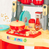 COLORBABY - Cocinita infantil pequeña con luz, sonido y 23 accesorios cocina - details 2