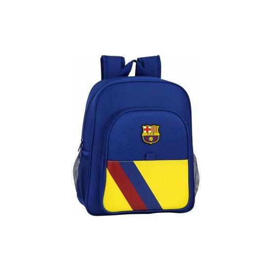 Safta Sac à Dos Scolaire F.C. Barcelone Black - Adaptable Chariot, 32x12x38 Cm