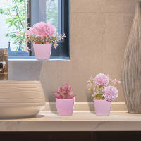 Mini Plantilla De Flores Artificiales Para Decoración Del Hogar Y Oficina Uso Año round Para Mesas Y Estantes En Habitaciones Estudios Y Dormitorios - details 9