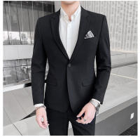 Traje De Boda Para Hombre 2025 Moda Elegante Conjunto De Dos Piezas Ajustado M-4XL Pantalones De Banquete Todo En Uno - details 23