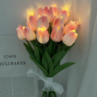 5/10pcs Tulipes LED Artificial Flores PU Flor Falsa Bouquet Luz Nocturna Para Decoración De Jardín Hogar Bodas Cumpleaños Regalo - details 7