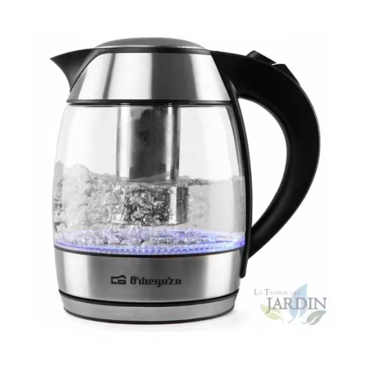 Suinga Hervidor de Agua Orbegozo 1.8L Vidrio Graduado 2200W - 1