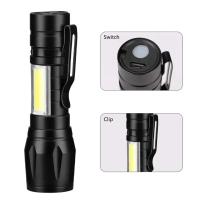 Linterna Táctica Recargable USB KDULIT Mini LED Super Brillante Con Zoom Portátil Para Camping Y Emergencias - details 0