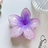 Pinza Para El Cabello De Acrílico Grande Con Diseño De Flor Gradient Para Mujeres Accesorio De Moda De Barretta Estilo Caracol Decorativo Para Fiestas Y Uso Diario - details 7
