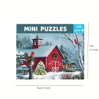 Rompecabezas De Viaje Mini Test Tube 150pcs Juego De Lógica Para Adultos Y Niños Regalo De Navidad Torre De París Puzzle De Papel - details 14