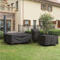 Garden Furniture Cover, Rectangular Garden Table Cover, Waterproof Anti-UV Furniture Protection Cover, 210D PVC Oxford Fabric Outdoor Tarpaulin (21313274cm) - details 2