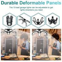 Iluminación transformable, luz LED de techo para garaje con luz diurna, luz LED brillante para taller de 150 W y 8000 lm, iluminación de garaje para taller, granero, trastero, almacén, loft y decoración del hogar - details 1