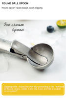 Cuchara De Hielo De Acero Inoxidable Para Helado Y Frutas Hueso De Sandía No Pegajoso Hacer Bolas De Hielo Máquina De Hielo De Hockey En Bicicleta Cuchara De Helado - details 8