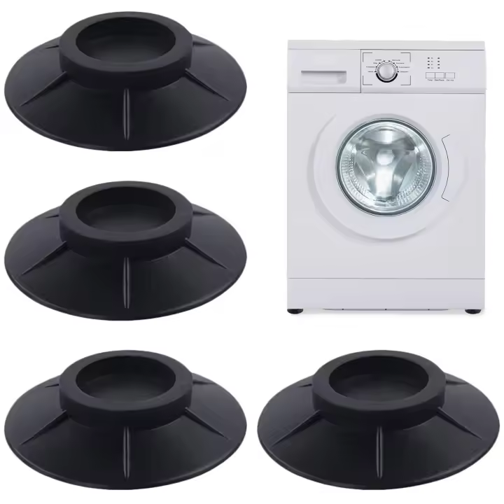 Alfombras antivibración para Lavadora y secadora (Negbras, 4 cm) - 1