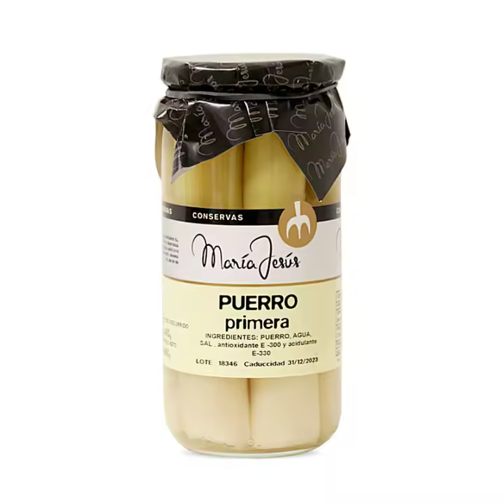 Puerro al natural en conserva marca María Jesús - 1