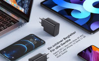 Cargador USB C de 45 W, Cargador rápido con Cable Tipo C a Tipo C, Cable Trenzado de Carga de Nailon de 2 m, Con el protocolo USB C PD, ofrece 45 W de carga súper rápida Compatible con Moviles Samsung Iphone Xiaomi y Ordenador Portátiles. Potencia de 45 W - details 9