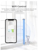 Motor De Rollo Inteligente WiFi Para Cortina Eléctrica Compatible Con Tuya APP Alexa Google Home Control Por Voz Para Tubo De 37/38mm - details 4